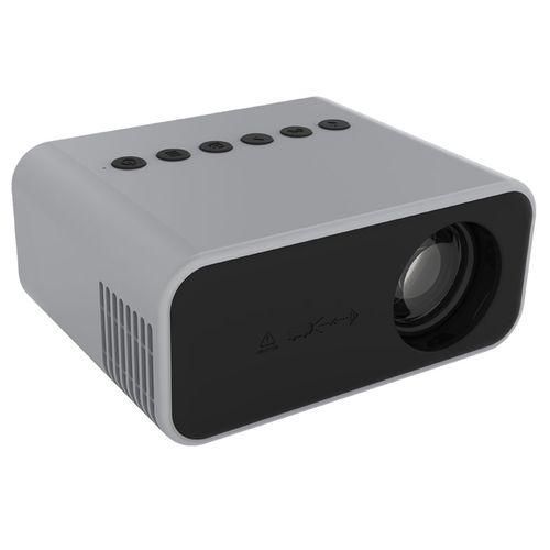 T500 1920x1080p 80 lumens portable mini home theater LED HD digital projector without remote control & adaptor (white)