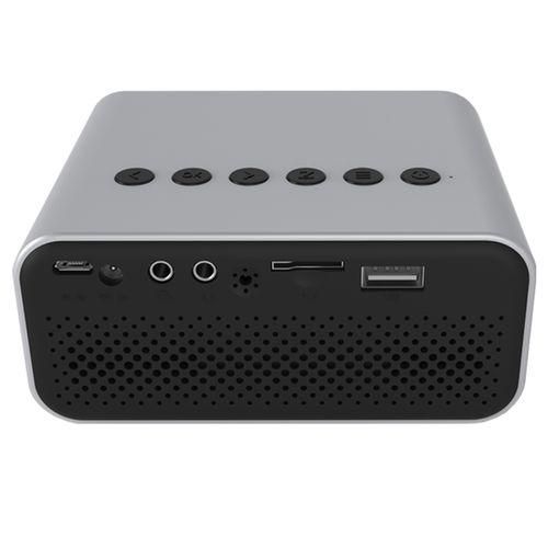 T500 1920x1080p 80 lumens portable mini home theater LED HD digital projector without remote control & adaptor (white)