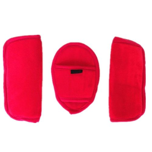 Car Shoulder Protector Belt Safety Protection Groin Cover for Children Toddler New,Red NO5112