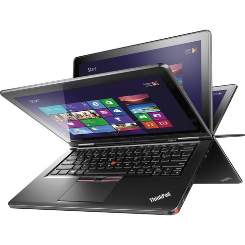 Lenovo Thinkpad Refurbished Yoga 12: 12.5 Inch Touchscreen, 512GB SSD, 8GB Ram, Stylus Pen, Backlit Keyboard - Black