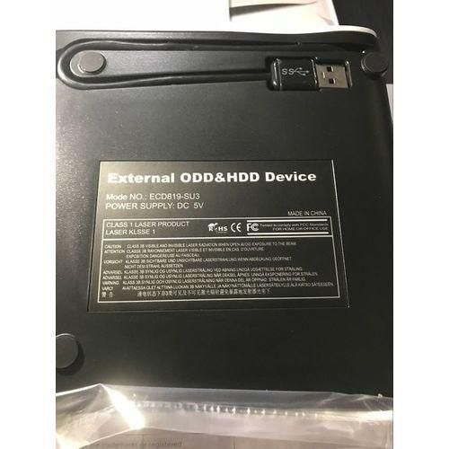 Samsung DVD-RW CD-RW external USB 3.0 Combo Drive Burner Player Slim - Black