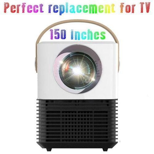 Max 150 "HD Large Screen TV LCD LED 3300 Lumens Beamer 1080p Home Theater Wifi Android Projector