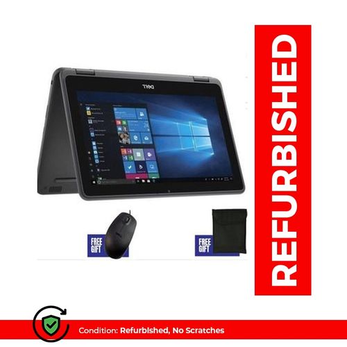 DELL Refurbished 3189  x360 4GB RAM 128gbGB SSD 11 inch Touch Screen - Grey