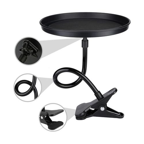Car Food Tray Clamp Bracket Adjustable Multifunctional Drink Coffee Bottle Organizer Dining Table Car Cup Holder Swivel Tray