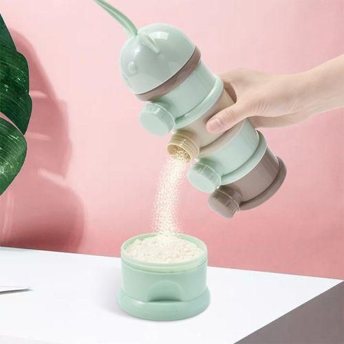 Milk  Box Baby Container Stackable Newborn Green 4 Layers