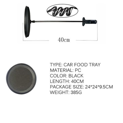Car Food Tray With Clamp Bracket Adjustable Swivel Car Food Tray Car Cup Holder Road Trip Essential For Eating Car Interior Part