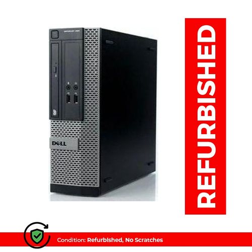DELL Refurbished Optiplex Desktop CPU 4gb RAM 500GB HDD I5 With Free VGA-Black