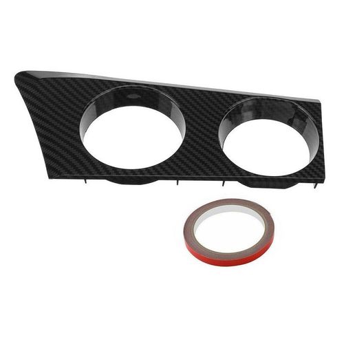 Car Center Console Drink Cup Holder Gloss Black Carbon Fiber Coffee Beverage Holders Lh Rh For Bmw 1 Series E81 E82 E87 E88 116i