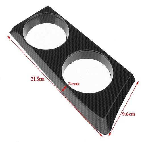 Car Center Console Drink Cup Holder Gloss Black Carbon Fiber Coffee Beverage Holders Lh Rh For Bmw 1 Series E81 E82 E87 E88 116i