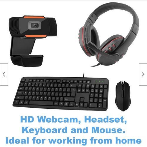 DELL Refurbished Complete Set Optiplex Desktop CPU Webcam Headset 8GB RAM 500GB HDD I5 With Free Wifi Card Brilliant Work From Home Perfect Combo- Black (3MTHS WRTY)