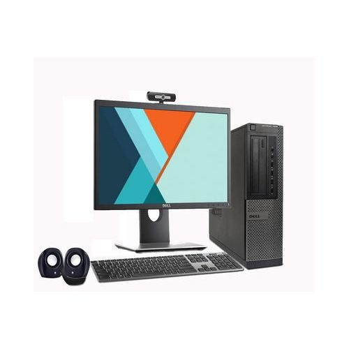 DELL Refurbished Complete Set Optiplex Desktop CPU Webcam Headset 8GB RAM 500GB HDD I5 With Free Wifi Card Brilliant Work From Home Perfect Combo- Black (3MTHS WRTY)