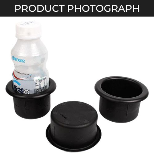 Black Car Cup Water Drink Holder Recessed For Rv Car Marine Boat Trailer Plastic Cup Holder Interior Accessories