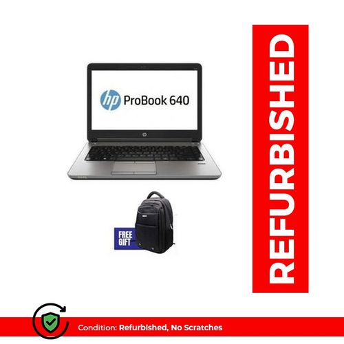 Hp ProBook 640 Core i7, 8GB RAM 500GB HDD (Refurbished) Black