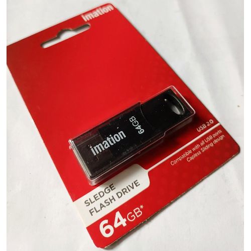 Imation High Speed Portable 64GB Flash Disk - Black