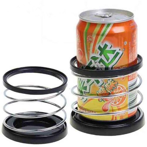 Car Spring Cup Holder Vehicle Dashboard Beverage Stand Holder Interior Water Accessories Holder Cup Storage Shelf Auto Ashtray