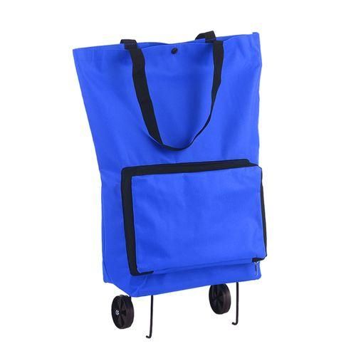 Foldable Shopping Trolley Bag With Wheels Collapsible