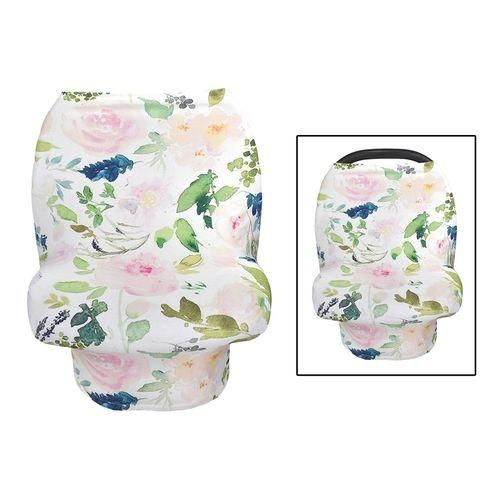 Breathable Stroller Cover Soft Carseat High Chair Flower 1