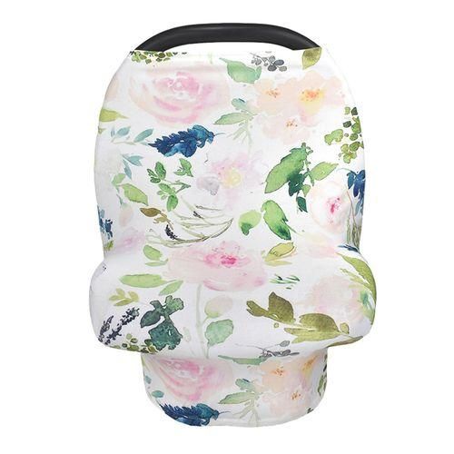 Breathable Stroller Cover Soft Carseat High Chair Flower 1