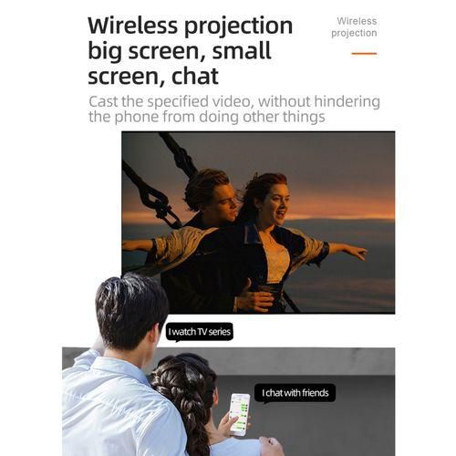 T20 320x240 400 Lumens Portable Home Theater LED HD Digital Projector, Same Screen Version, UK PlugBlack White