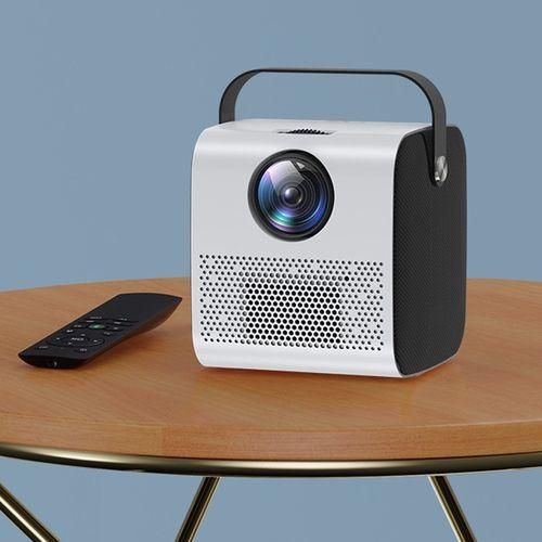 Q3 4K Mobile Phone Projector Home Office Integrated Projector,EU Plug,Version: Smart Version