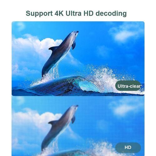Q3 4K Mobile Phone Projector Home Office Integrated Projector,EU Plug,Version: Smart Version
