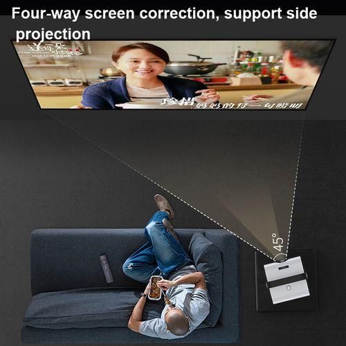 Q3 4K Mobile Phone Projector Home Office Integrated Projector,EU Plug,Version: Smart Version
