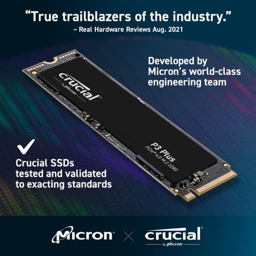 Crucial/Team Group/Lexar NM620 P3 Plus 2TB PCIe Gen4 3D NAND NVMe M.2 SSD, Up To 5000MB/s - CT2000P3PSSD8