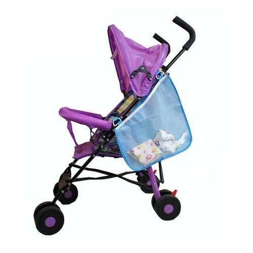 Buggy Net Bag Baby Stroller Pram Side Hanging Carrying Diapers Blue