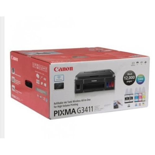 Canon Wireless Multi Function Color Printer G3420 Made In Thailand 2024 Design - Black