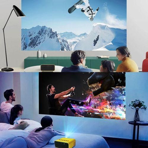 YZ03 Mini LED Video Projector LCD Display 800Lumens 320x240