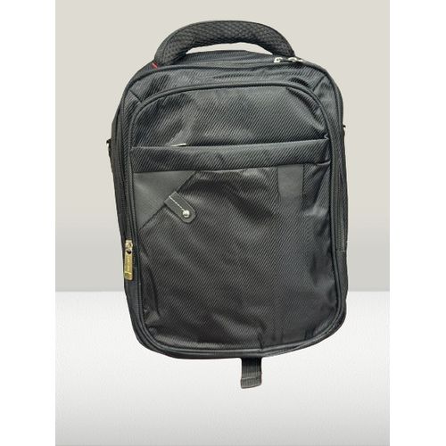 School & Mini Laptop  Genuine Bag - Black