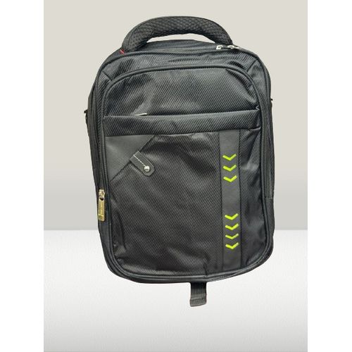 School & Mini Laptop  Genuine Bag - Black