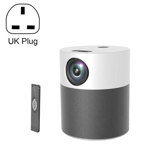 M1 Home Commercial LED Smart HD Projector, Specification: UK PlugPhone With Screen Version