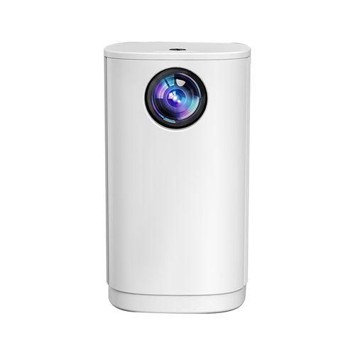 T1 480x360 800 Lumens Portable Mini LED Projector, Specification:EU PlugWhite