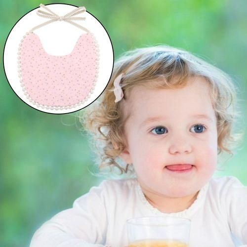 Bib Drooling Spit Apron Washable F Pink F Pink