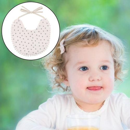 Bib Drooling Spit Apron Washable   Pink