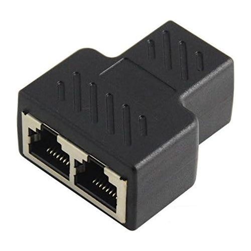 1 to 2 LAN Ethernet Network Cable RJ45 Splitter adapter
