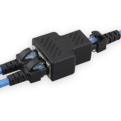 1 to 2 LAN Ethernet Network Cable RJ45 Splitter adapter