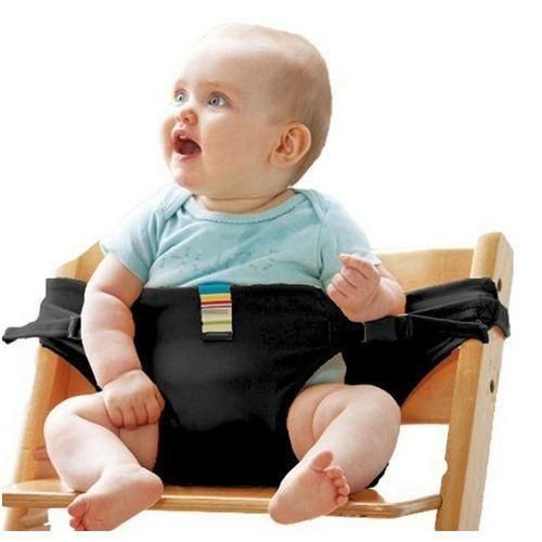 Baby High Chair Seat Harness Belt Portable Infant Safety Toddler Feeding Strap Purple