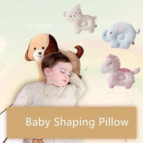 Baby Cartoon Cotton Head Protect Pillow Breathable Washable Biteproof Headrest