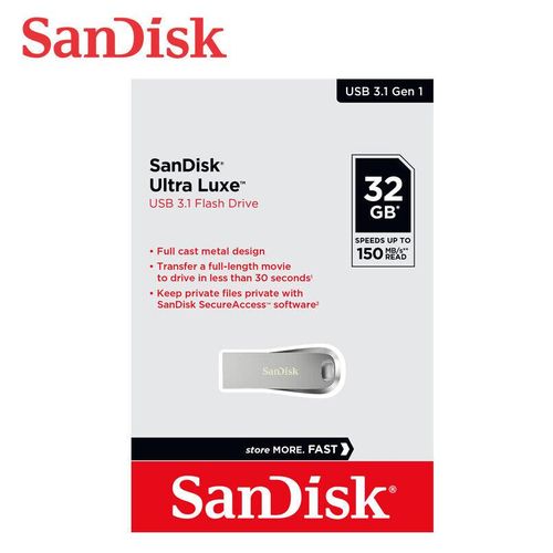 Sandisk USB 3.1 Flash Drive 16GB Memory Stick - Silver