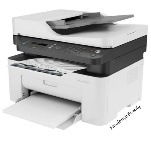 Hewlett Packard HP Authentic WIFI MFP 137fnw Printer, Scan, Copy, Print, Auto On/Off - White