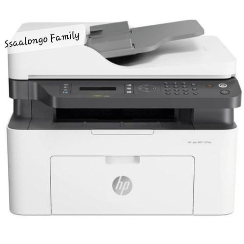 Hewlett Packard HP Authentic WIFI MFP 137fnw Printer, Scan, Copy, Print, Auto On/Off - White
