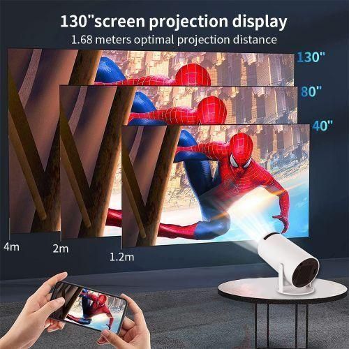 Android 11.0 Projector WiFi Bluetooth 4k Supported Outdoor Movie Projector