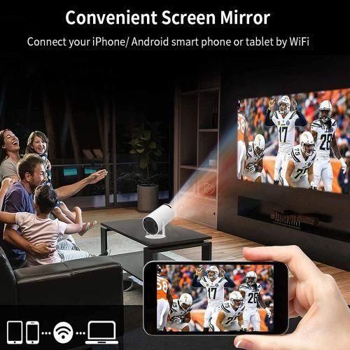 Android 11.0 Projector WiFi Bluetooth 4k Supported Outdoor Movie Projector