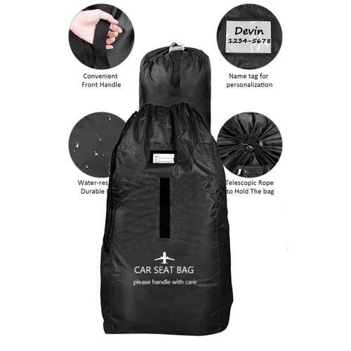 Infant  Infant Carseat Bag Cover Seat Travel Black