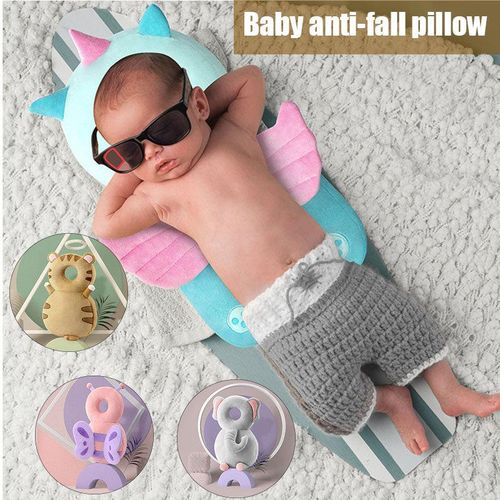Toddler Baby Head Protection Pad Cushion Headrest Cartoon Soft Security Cushion Frog Backpack Fall Protection New NO5298