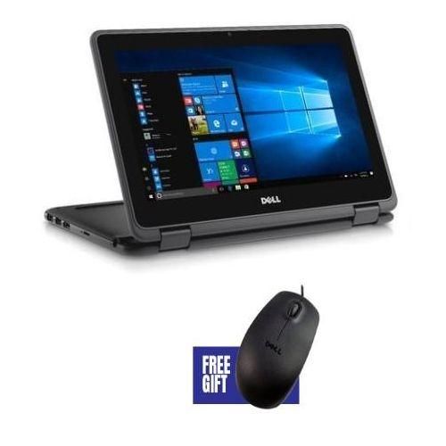 DELL Latitude 11'' Inch 3189 / 3190 Touch X360 128GB SSD/4GB RAM (Renewed ) Plus Mouse-Dark Grey