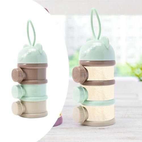 Milk  Box Formula Dispenser Baby Snacks Container  Layers