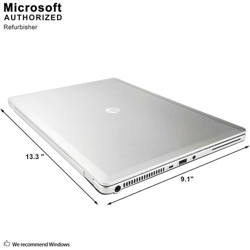Hp EliteBook Folio 9480M 14in Intel Core i5 8GB 500GB HDD Windows 10 Professional (Renewed)-Grey/Silver